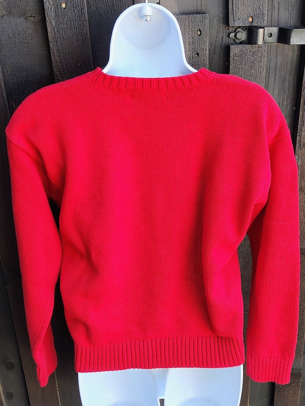 NWT Ralph Lauren Red Beagle Intarsia Crewneck Sweater - Picture 4 of 6